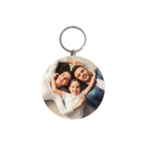 Acrylic Circle Keychain