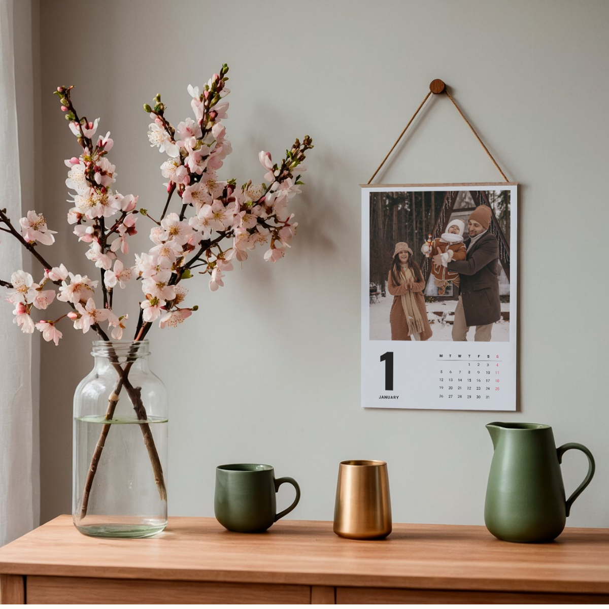 Premium 2026 A4 Wall Calendar